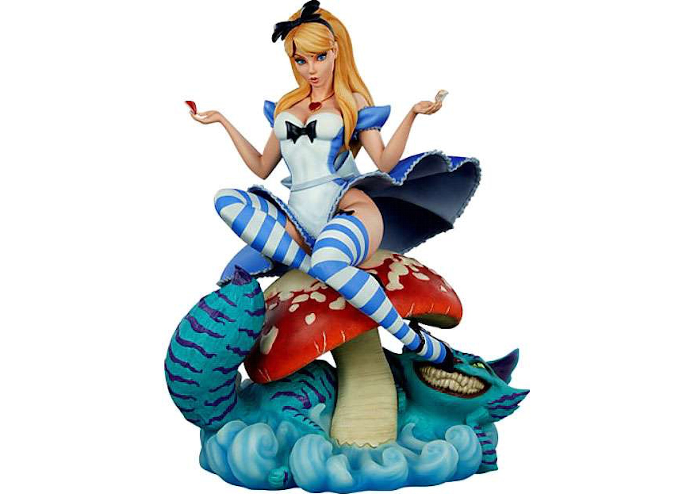 Sideshow Collectibles J. Scott Campbell Fairytale Fantasies Collection Alice  in Wonderland Statue - US