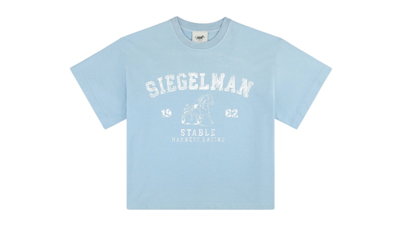Siegelman Graphic Boxy Tee Blue