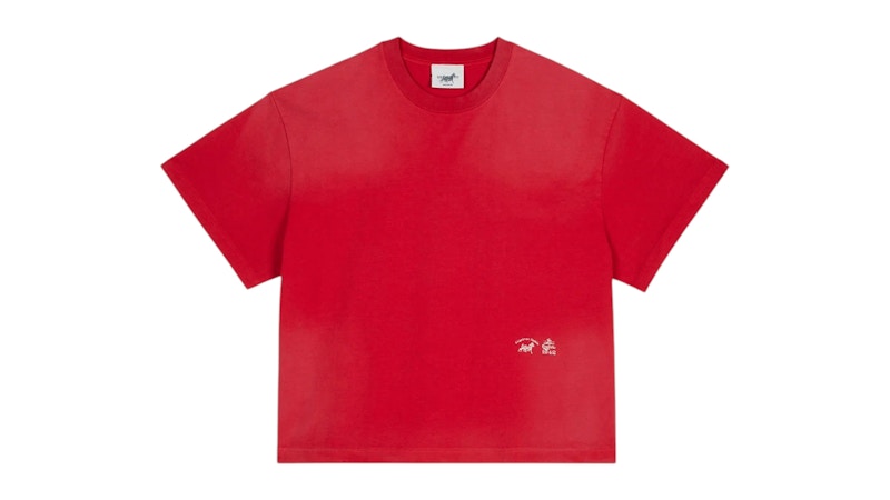 Siegelman Graphic Boxy Tee Red