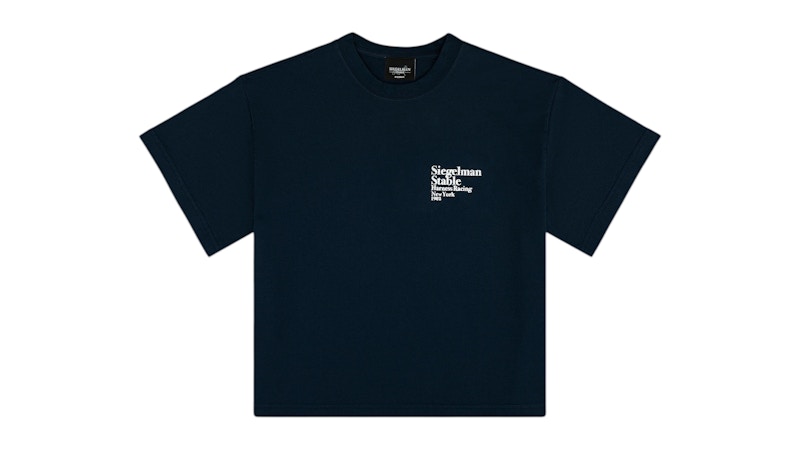 Siegelman Harness Racing Graphic Boxy Tee Navy