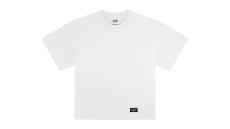 Siegelman Labeled Boxy Tee White