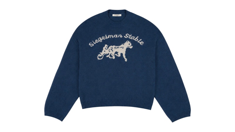 Siegelman Logo Knit Blue