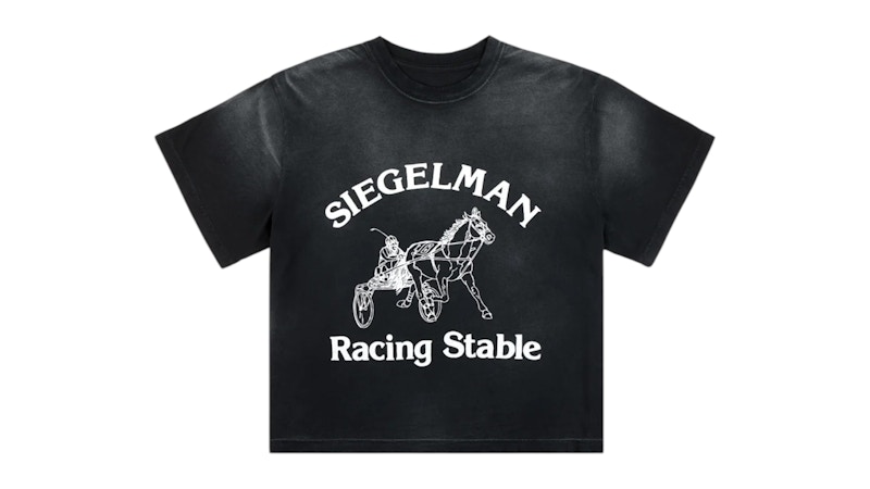 Siegelman Racing Stable Graphic Boxy Tee Black