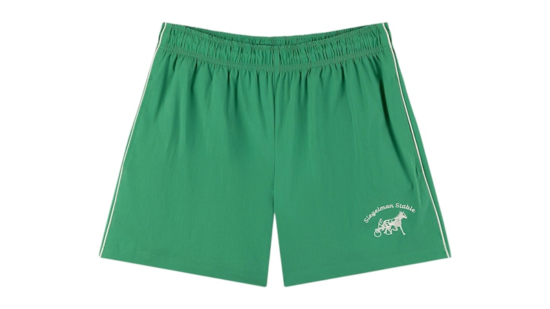 Siegelman Racing Stable Track Shorts Green