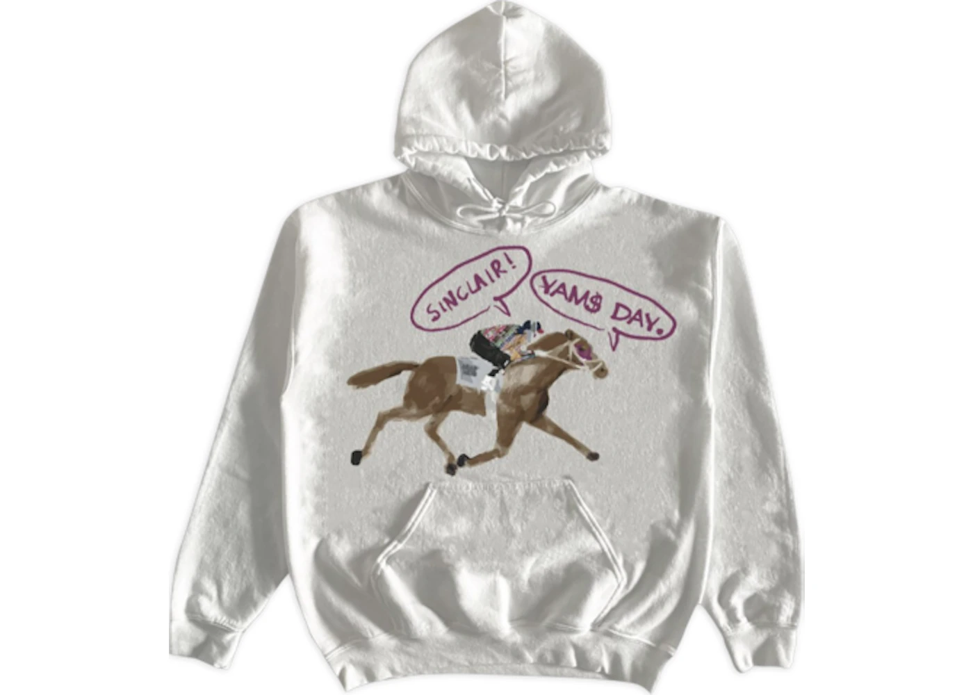 Sinclair Global Yams Day Long Beach Hoodie White Men s US