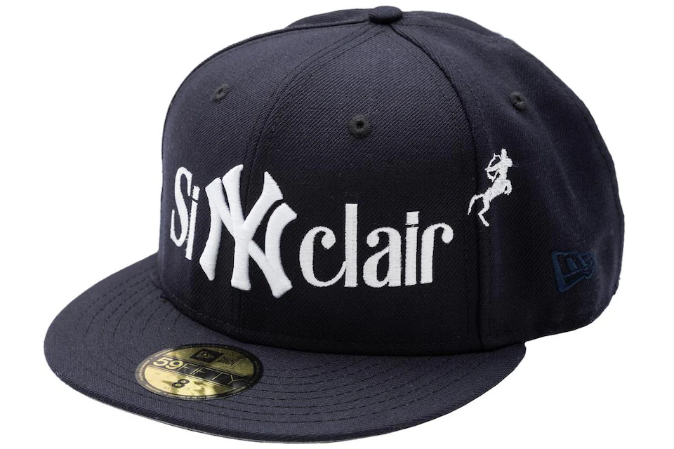 Title: Sinclair Global New Era Bring NY Back 59Fifty Fitted Hat Navy ...