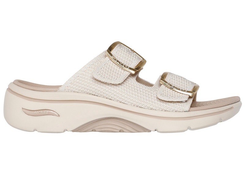 Skechers Go Walk Arch Fit 2.0 Sandal Chloe Natural (Women's