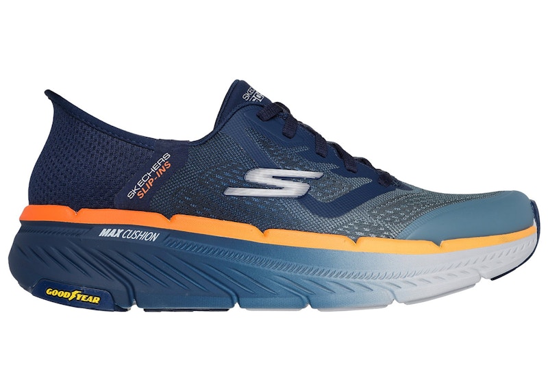 T−FAL FV4670J0 Skechers Slip-ins Max Cushioning Premier 2.0 Navy Orange Men's