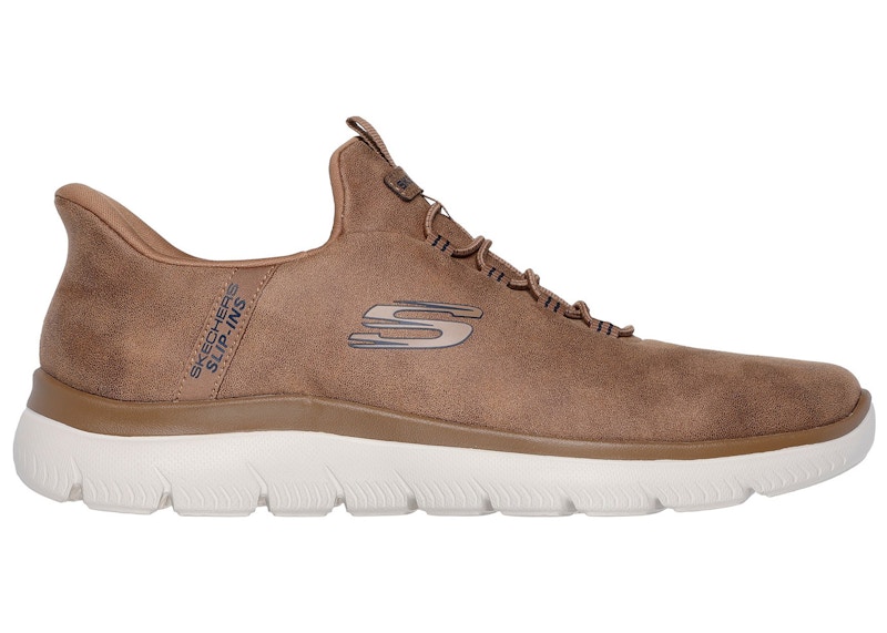 Men's Skechers Slipins Summits Korlo Sneakers in Whiskey