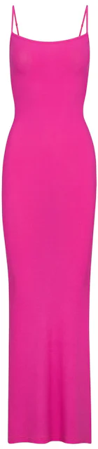 SKIMS Soft Lounge Long Slip Dress Hot Pink