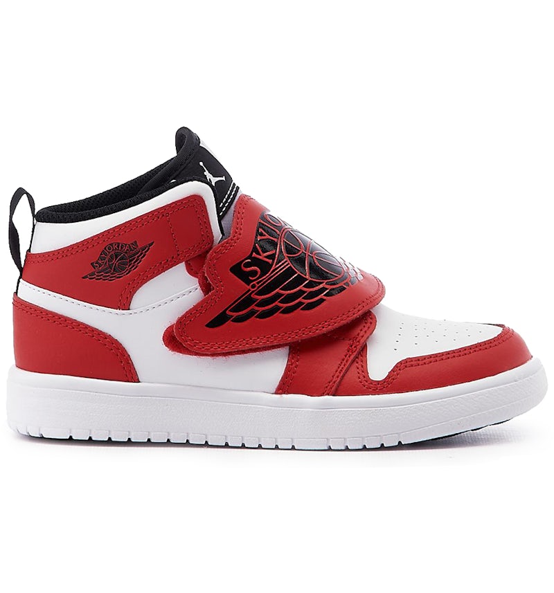 Sky Jordan White Black University Red (PS) BQ7197-106 US