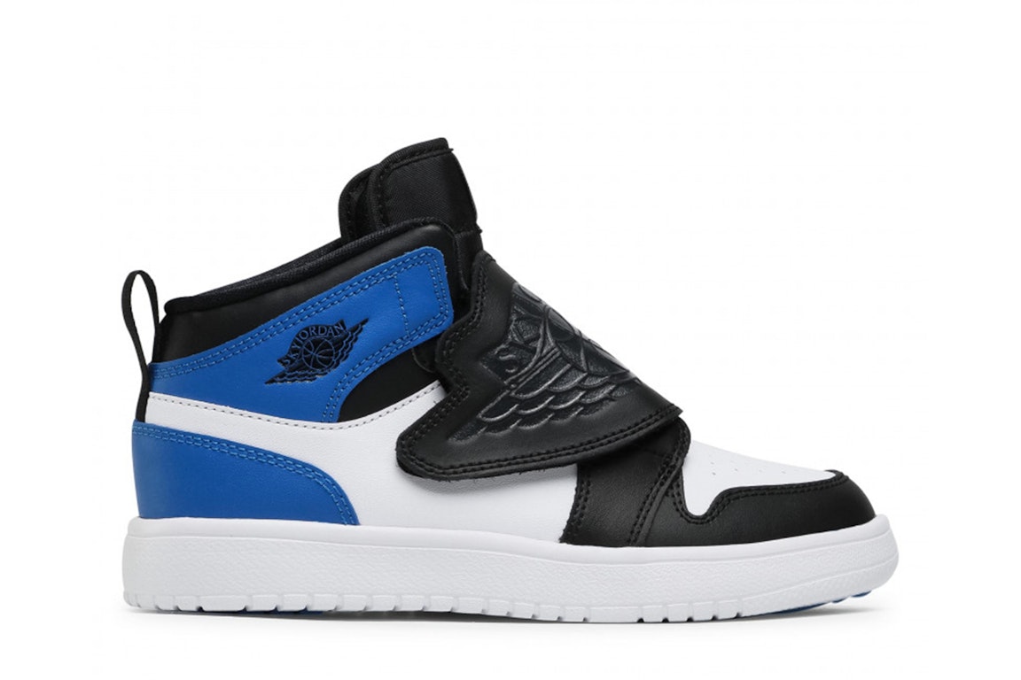 Pre-owned Nike Sky Jordan 1 White Sport Blue Black (ps) In White/sport Blue/black