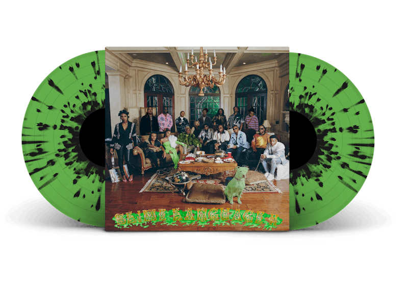 Slime Language 2 2XLP Vinyl Green With Black Splatter SS21 CN