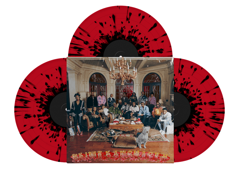 Slime Language 2 Deluxe Edition 3XLP Vinyl Red & Black Splatter