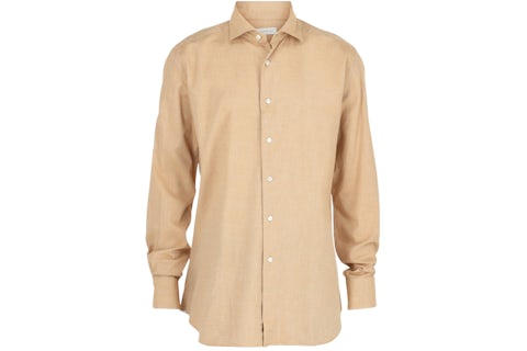 Slowear Glanshirt Slim-Fit Dress Shirt Dark Walnut Men's - US Slowear Glanshirt Slim-Fit Dress Shirt Dark Walnut Men's - US