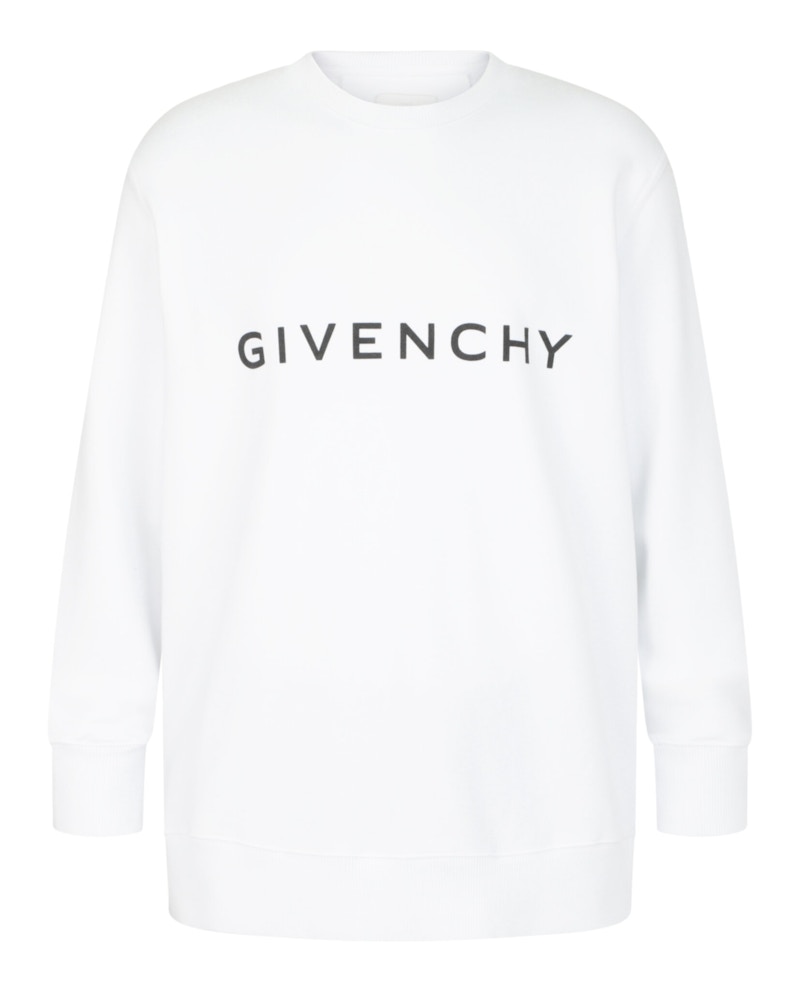 Men's Slowear SlimFit Logo Print Sweatshirt in White