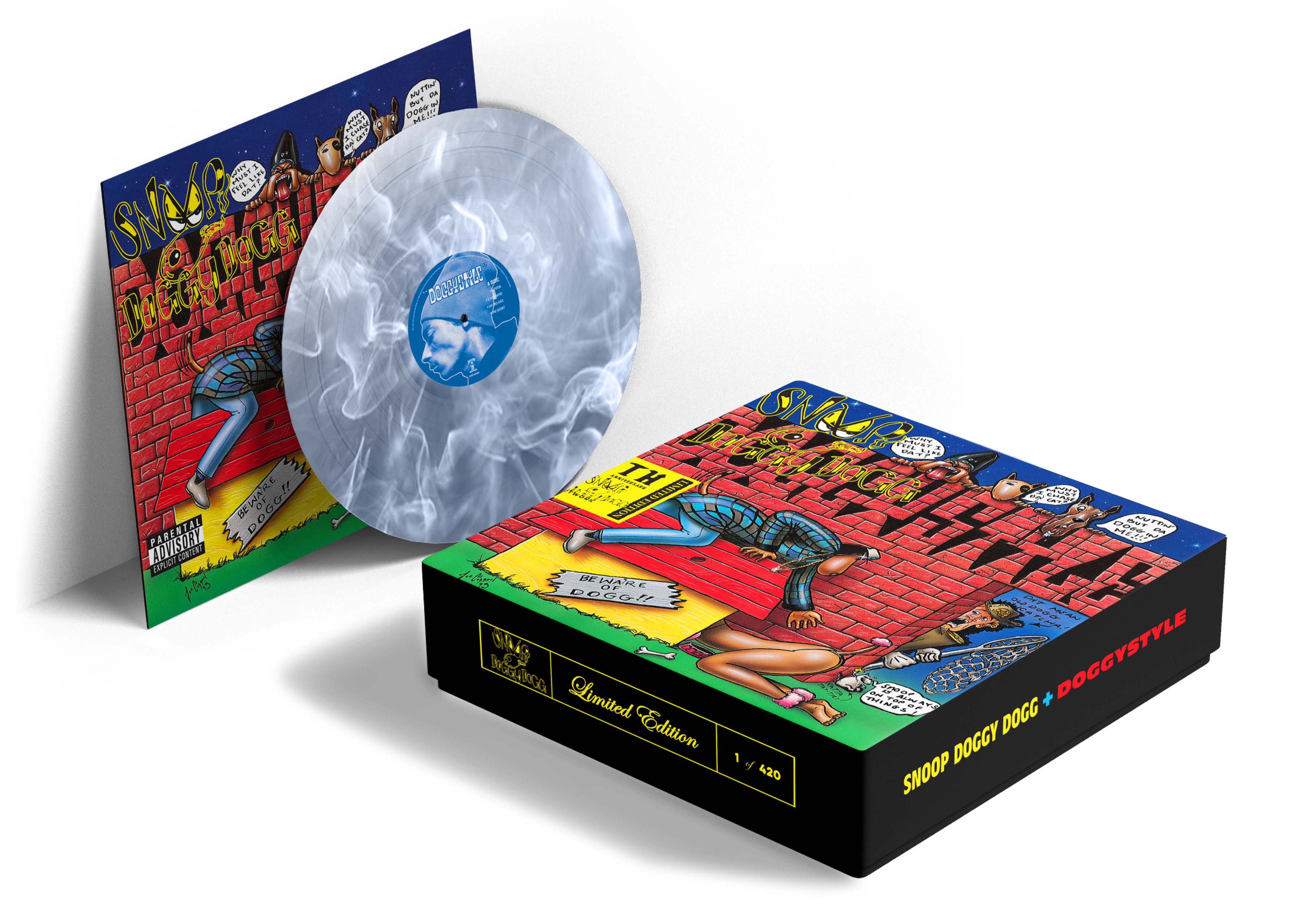 Snoop Dogg Doggystyle 4/20 Limited Edition LP Vinyl Boxset (Edition of 420)  White Smoke