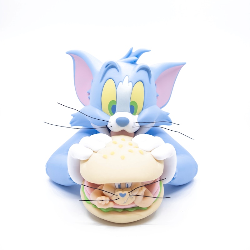 Soap Studio Tom and Jerry Burger Vinyl Bust Toy Blue - SS21 - US