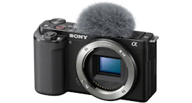 Sony Alpha ZV-E10 Mirrorless Vlog Camera (Body Only) ILCZVE10/B Black