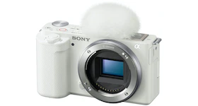 Sony Alpha ZV-E10 Mirrorless Vlog Camera (Body Only) ILCZVE10/W White