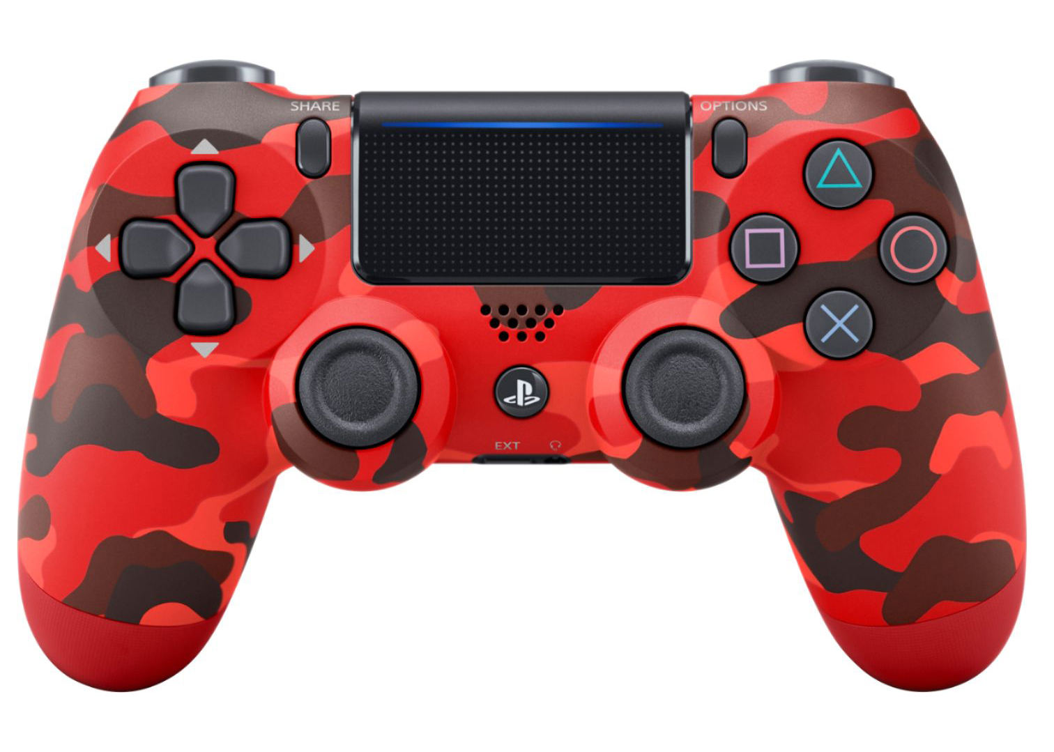 Sony PS4 Dualshock4 Wireless Controller Red Camouflage - JP