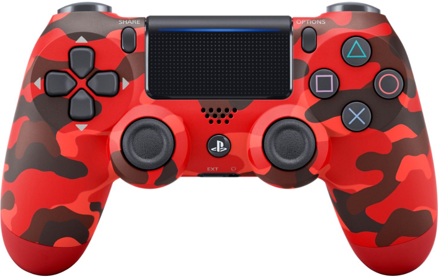 Sony Ps4 Dualshock4 Wireless Controller Red Camouflage