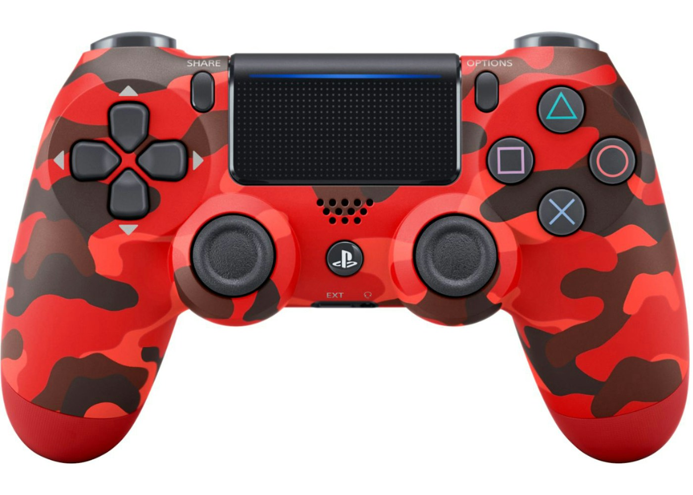 Sony Ps4 Dualshock4 Wireless Controller Red Camouflage Sony Ps4 Dualshock4 Wireless Controller Red Camouflage