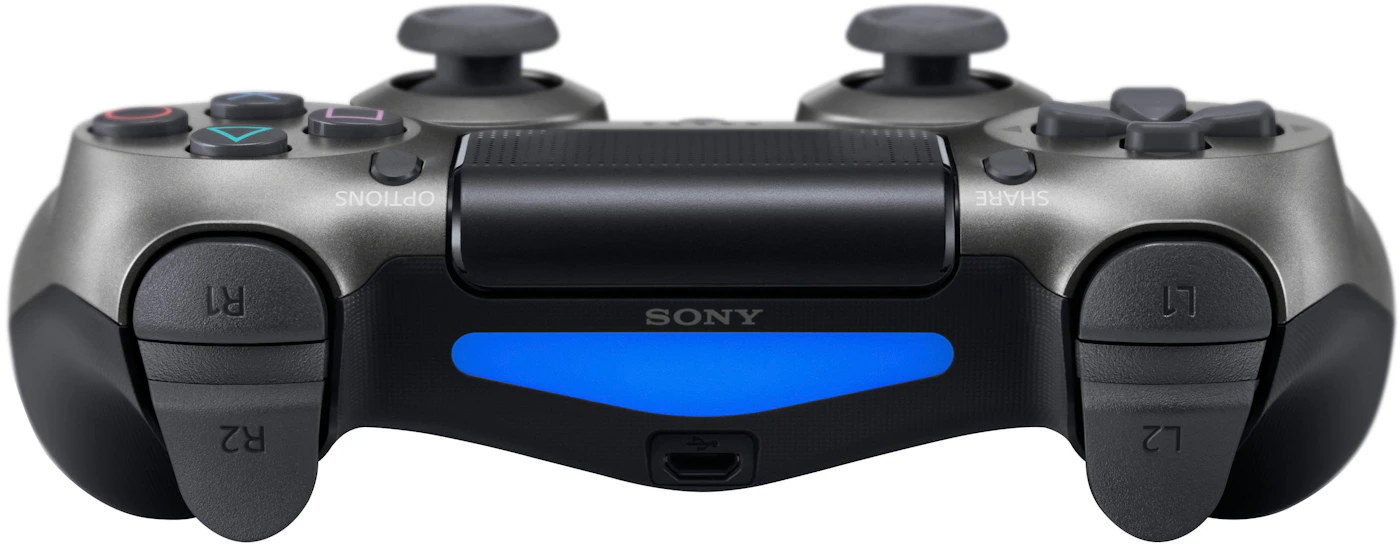 Restored DualShock 4 Wireless Controller for PlayStation 4 - Steel Black  (Refurbished)