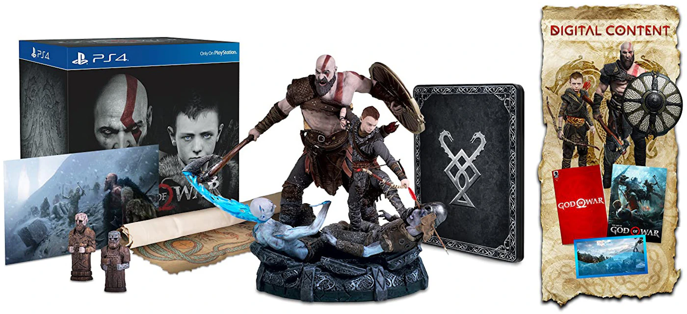Sony PS4 God of War Collector's Edition Video Game Bundle