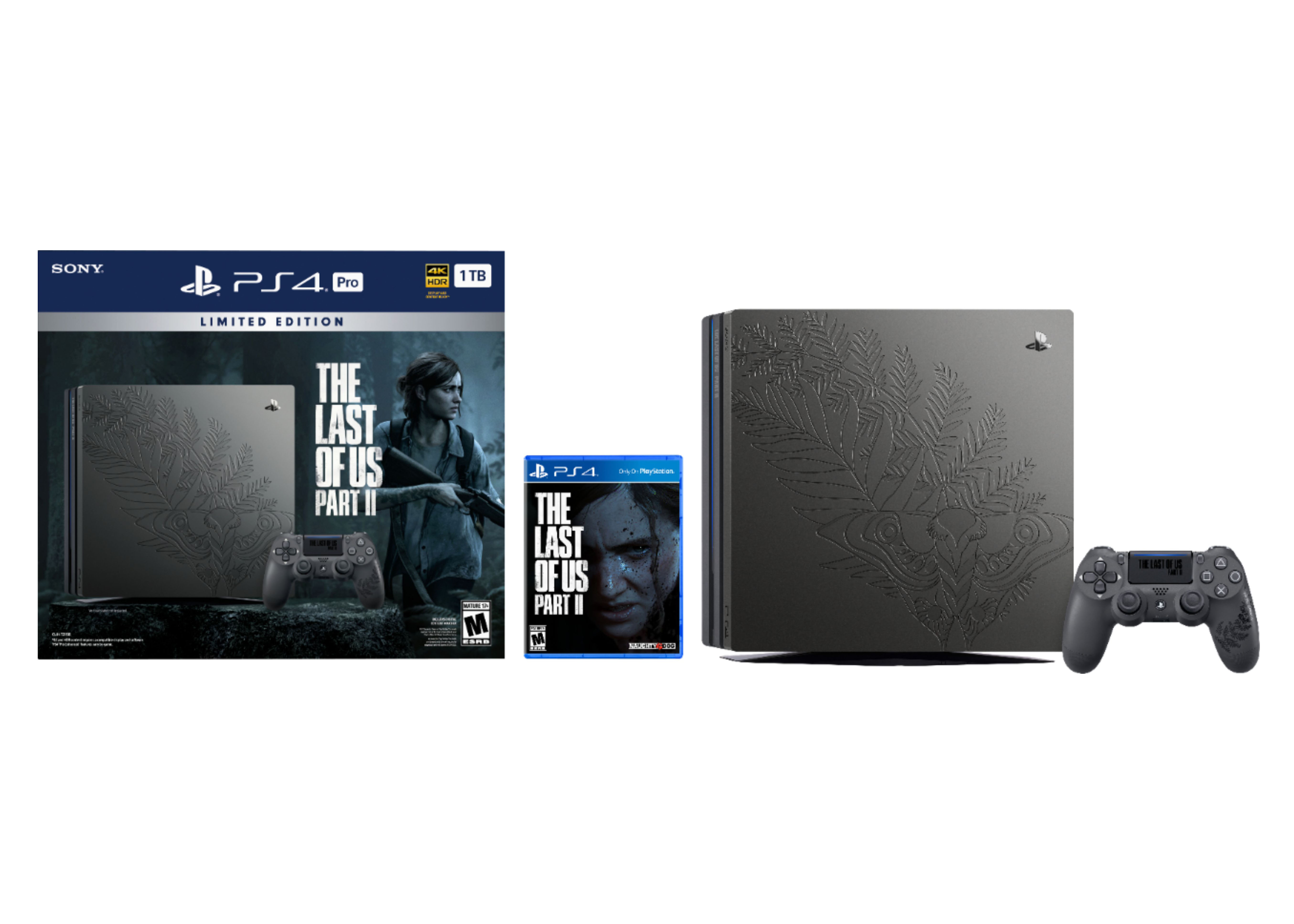Sony PS4 Playstation 4 Pro 1TB The Last of Us Part 2 Limited 