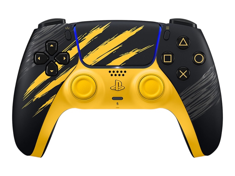Sony PS5 DualSense Wireless Controller Marvel Wolverine Battle Yellow Limited Edition Yellow