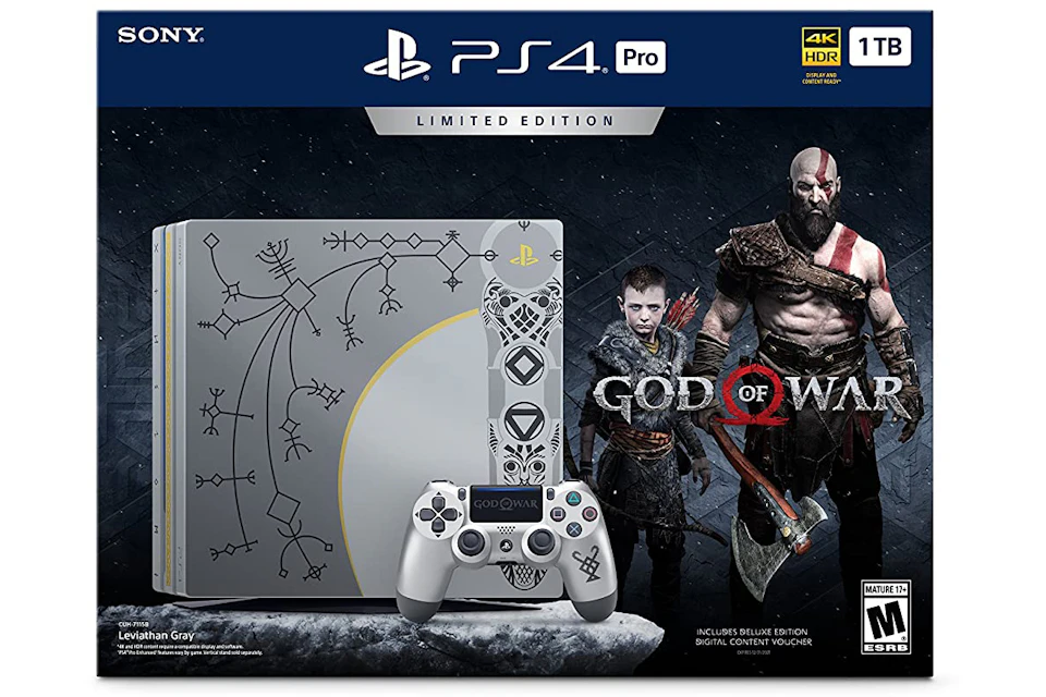 Sony PlayStation 4 Pro 1TB Limited Edition God of War Console Bundle 3002212