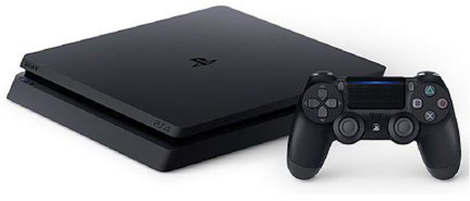 Sony PS4 PlayStation 4 Slim 1TB Console 3 Game Bundle Jet Black (CUH-2215B)  US Plug - GB