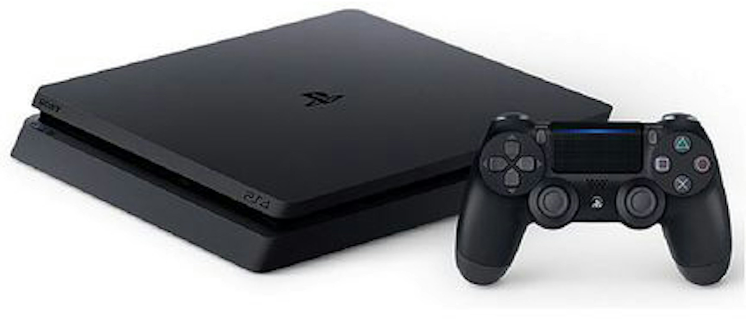 PS4 PlayStation Slim 1TB Console Game Bundle Jet Black (CUH-2215B) US Plug - US