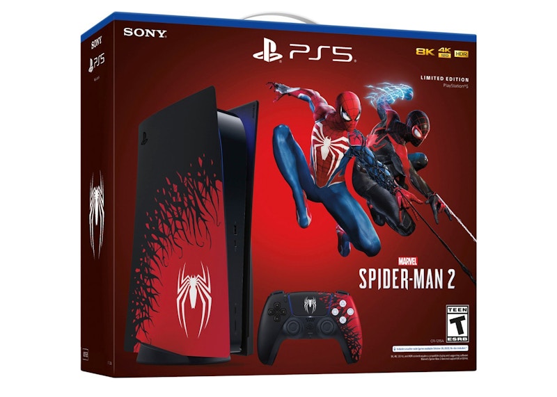 Sony PlayStation 5 PS5 Blu-ray Edition Marvel Spider-Man 2 Console