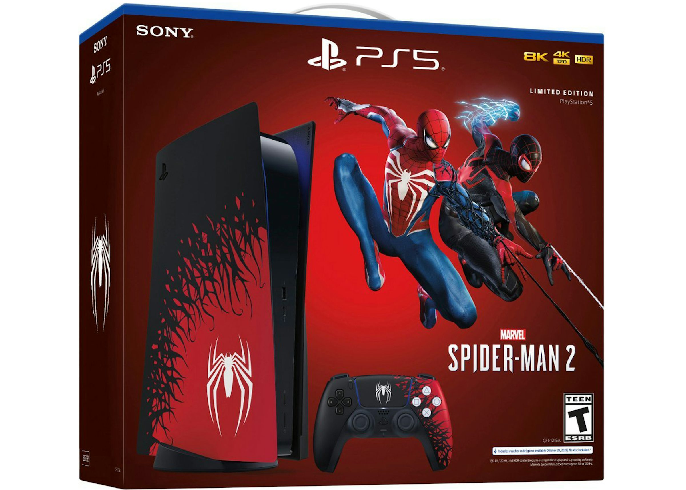 Sony PlayStation 5 PS5 Blu-ray Edition Marvel Spider-Man 2 Console