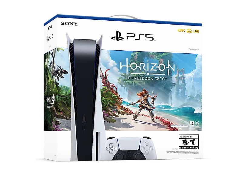 Sony PlayStation 5 PS5 Blu-ray Horizon Forbidden West Console ...