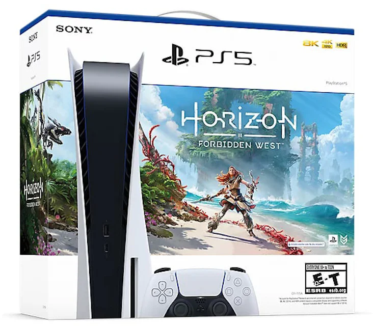 Sony PlayStation 5 PS5 Blu-ray Horizon Forbidden West Console