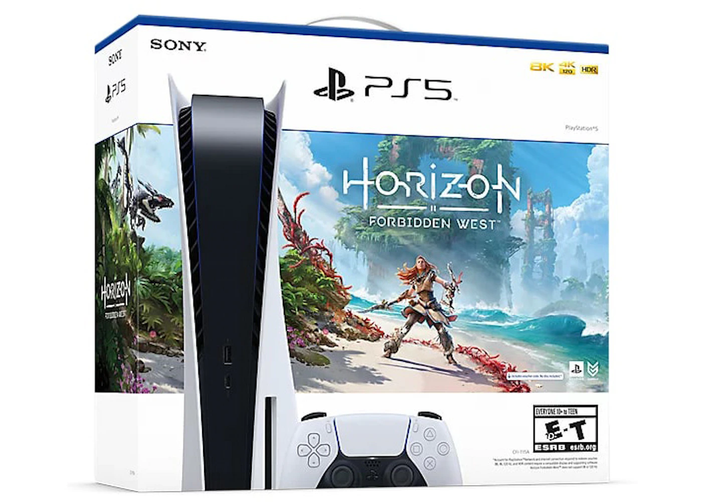 Sony PlayStation 5 PS5 Blu-ray Horizon Forbidden West Console Bundle (US Plug) 1000032115 / 1000032000
