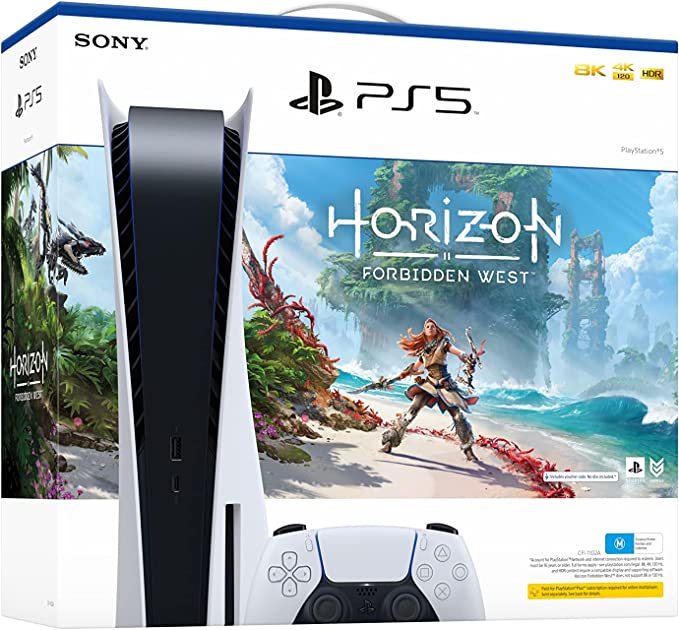 Sony PlayStation 5 PS5 Blu-ray Horizon Forbidden West Console 