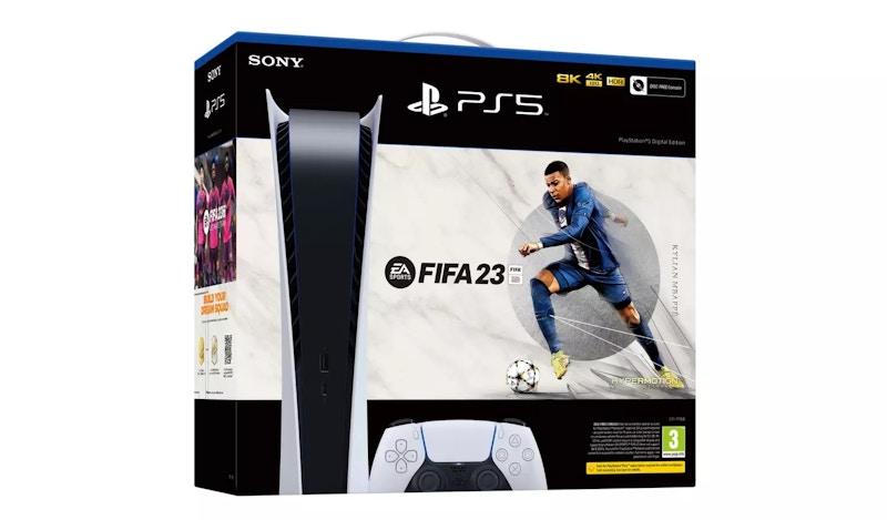 Sony PlayStation 5 PS5 Digital Edition EA SPORTS FIFA 23 Console ...