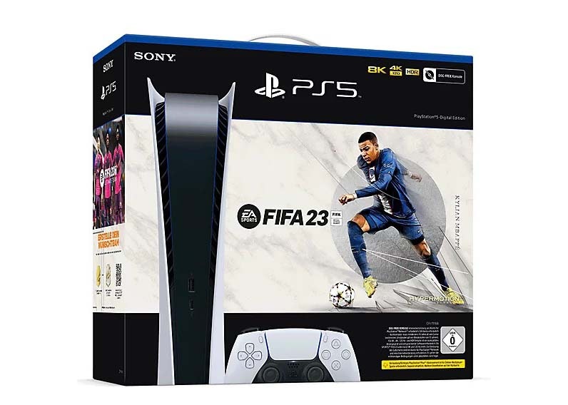 Sony PlayStation 5 PS5 Digital Edition EA SPORTS FIFA 23 (EU Plug) Console  Bundle - JP