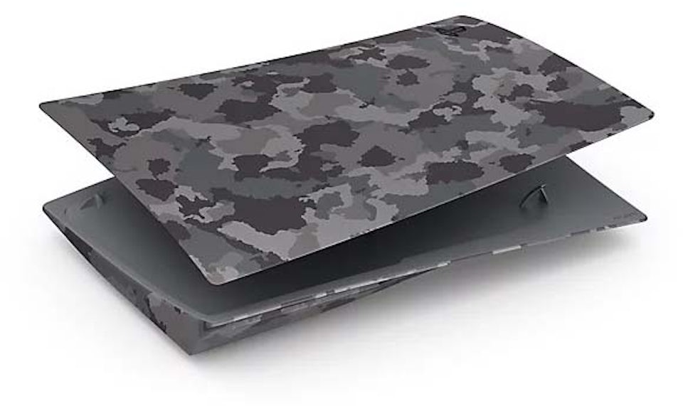 Sony PlayStation 5 PS5 Disc Edition Cover 1000031418 Gray Camouflage - IT