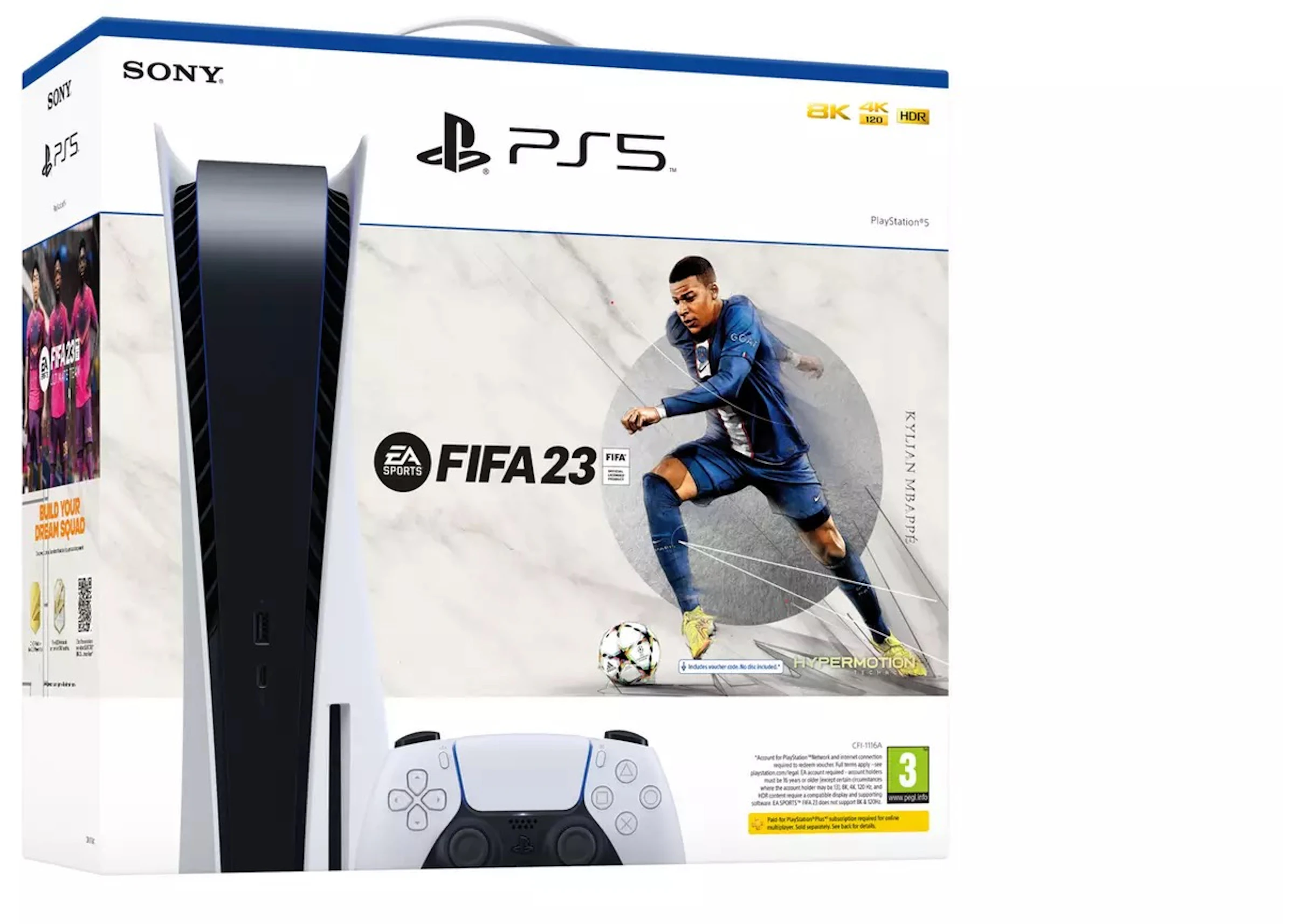 elektropositive pålidelighed Forføre Sony PlayStation 5 PS5 Blu-ray EA SPORTS FIFA 23 (UK Plug) Console Bundle -  US