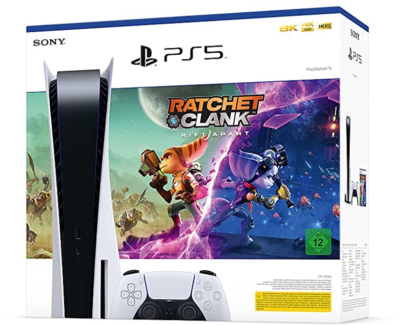 Sony PlayStation 5 PS5 Ratchet & Clank: Rift Apart (EU Plug) Console ...