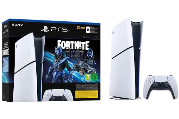 Sony PlayStation 5 PS5 Slim Digital Fortnite Cobalt Star Console (UK Plug)
