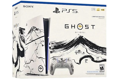 Sony PlayStation PS5 Slim Ultra HD Ghost of Yotei Black Limited