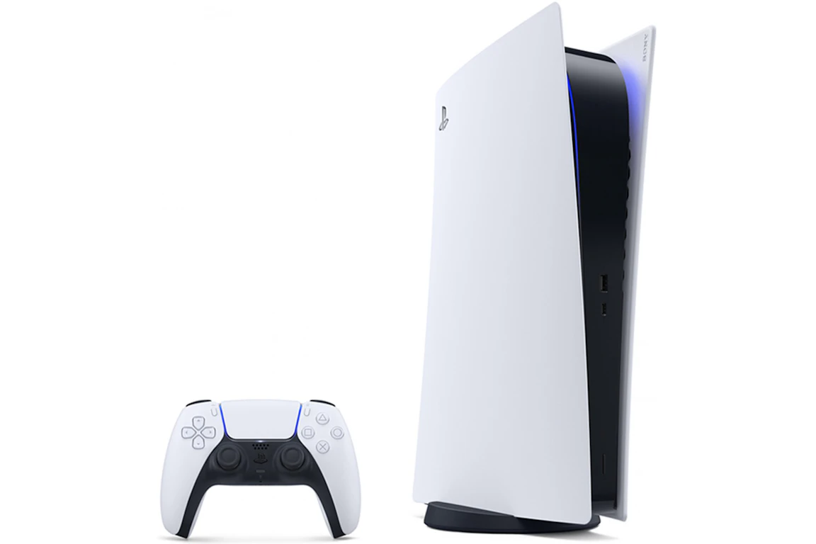 Sony PS5 PlayStation 5 (EU Plug) Digital Edition Console CFI-1016B White