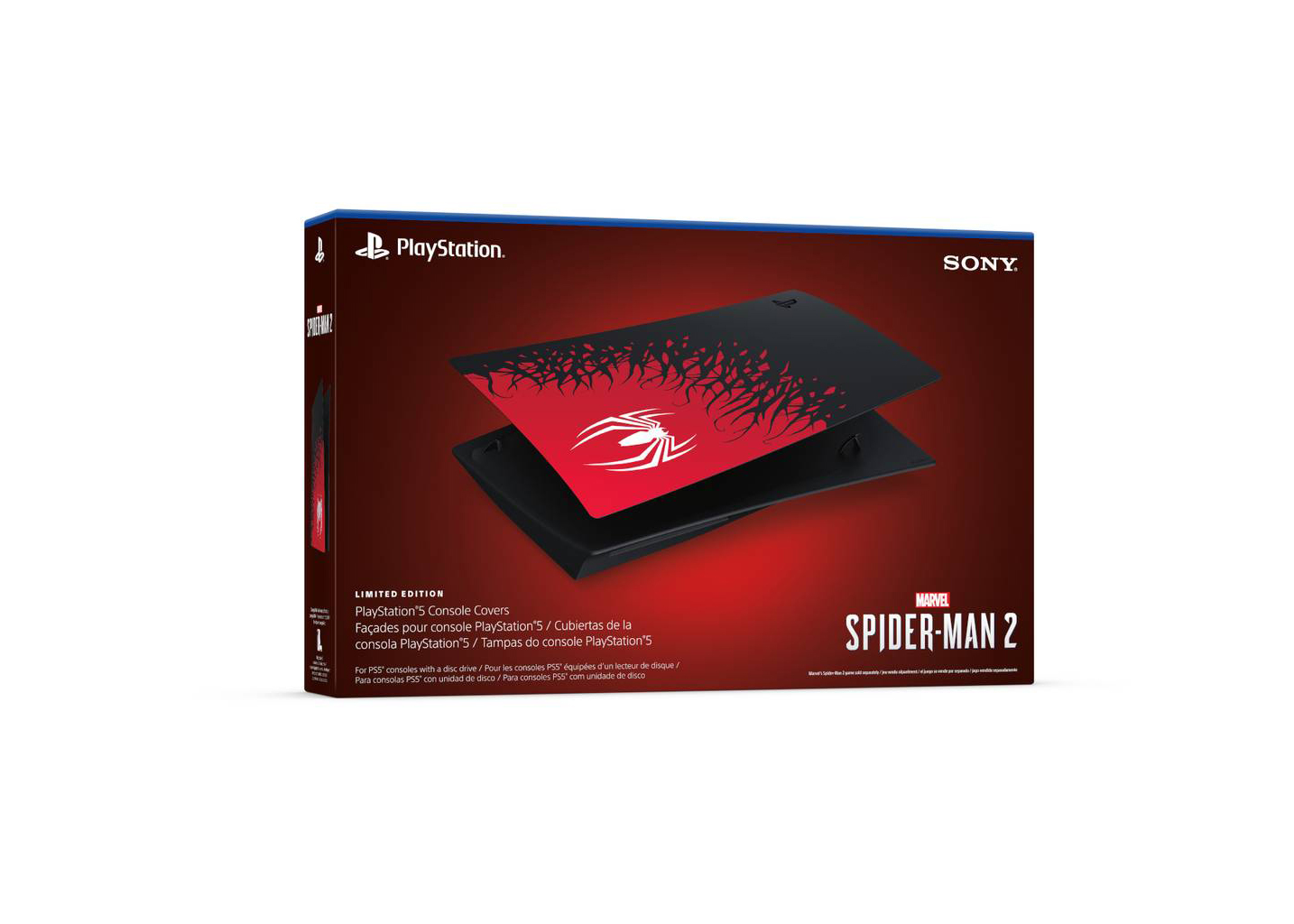 PS5 Console Cover ディスク版　カバー　スパイダーマン2