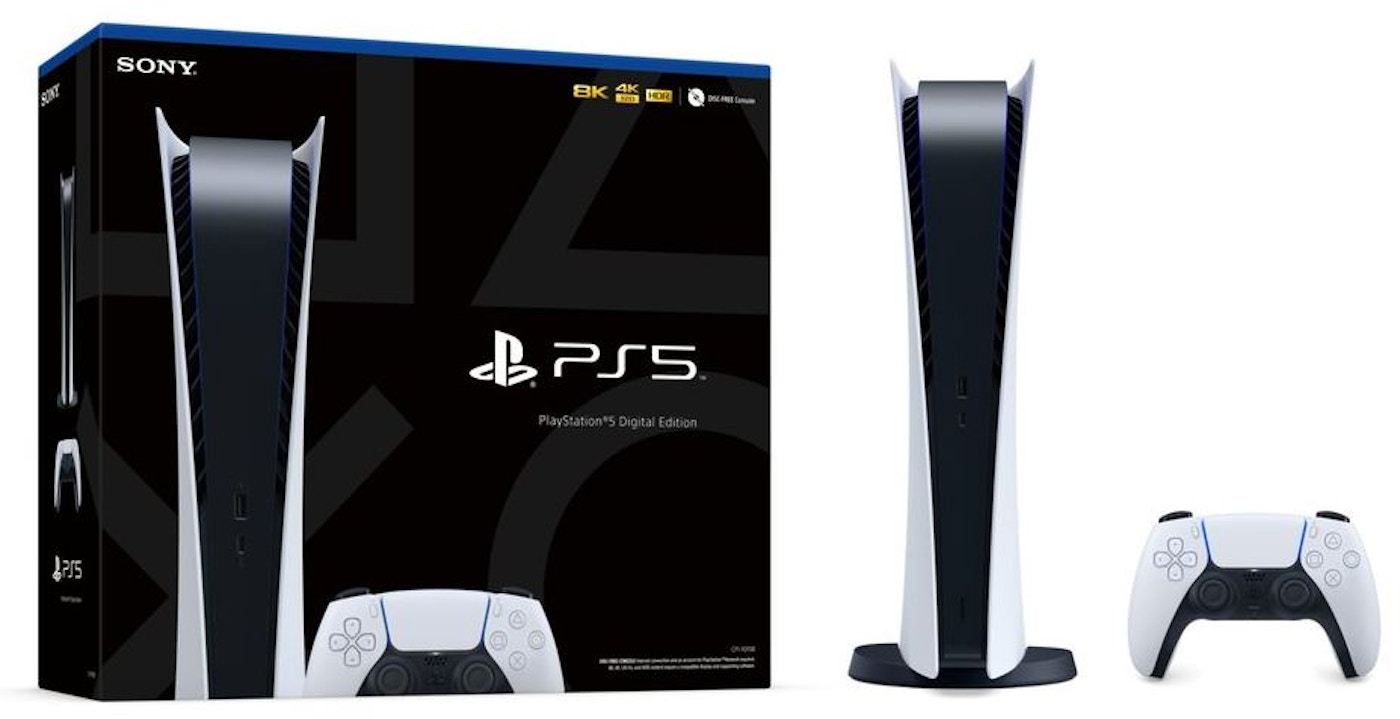 【新 】Sony PS5 PlayStation 5 プレイステーション5本体 (JPN Plug) デジタル・エディション CFI-1000B01